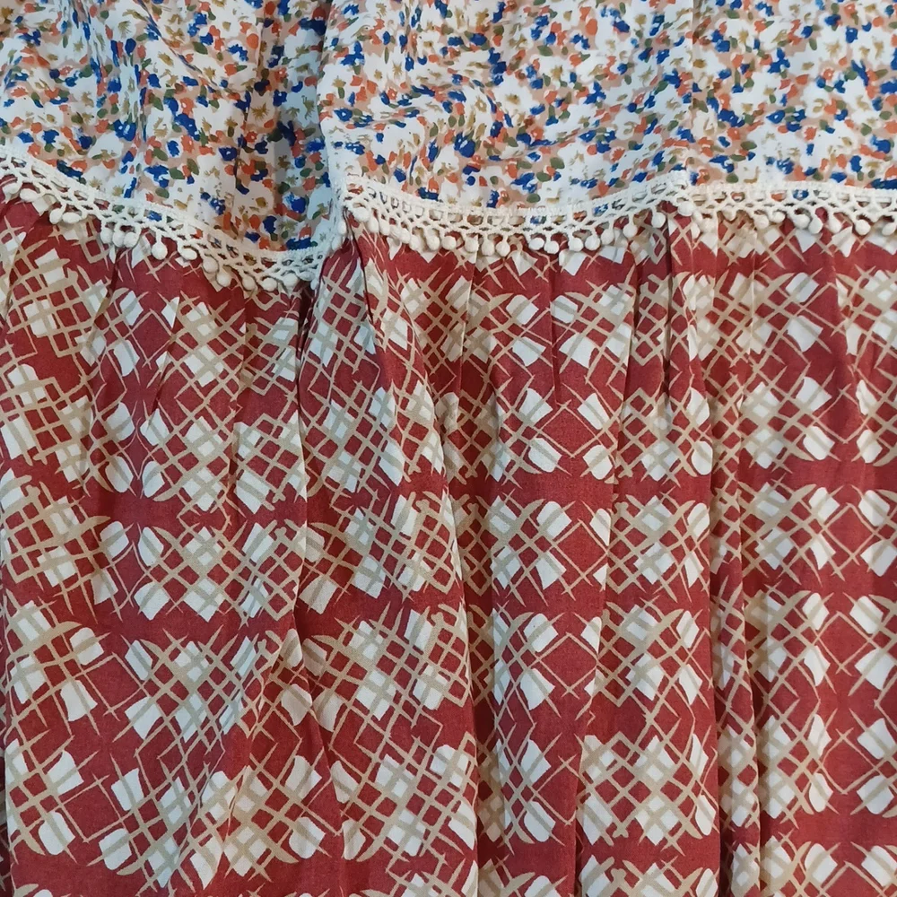 UMGEE XL BOHO DRESS WITH BELL SLEEVES WORN ONLY TWICE! - Picture 4 of 7